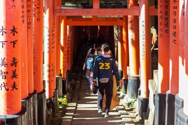 Procesím Fushimi Inari
