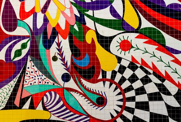 Joana Vasconcelos, Mural Steak’n Shake, Porto, 2016